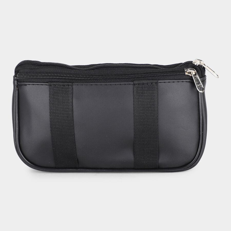 Black PU Utility Bag , , large