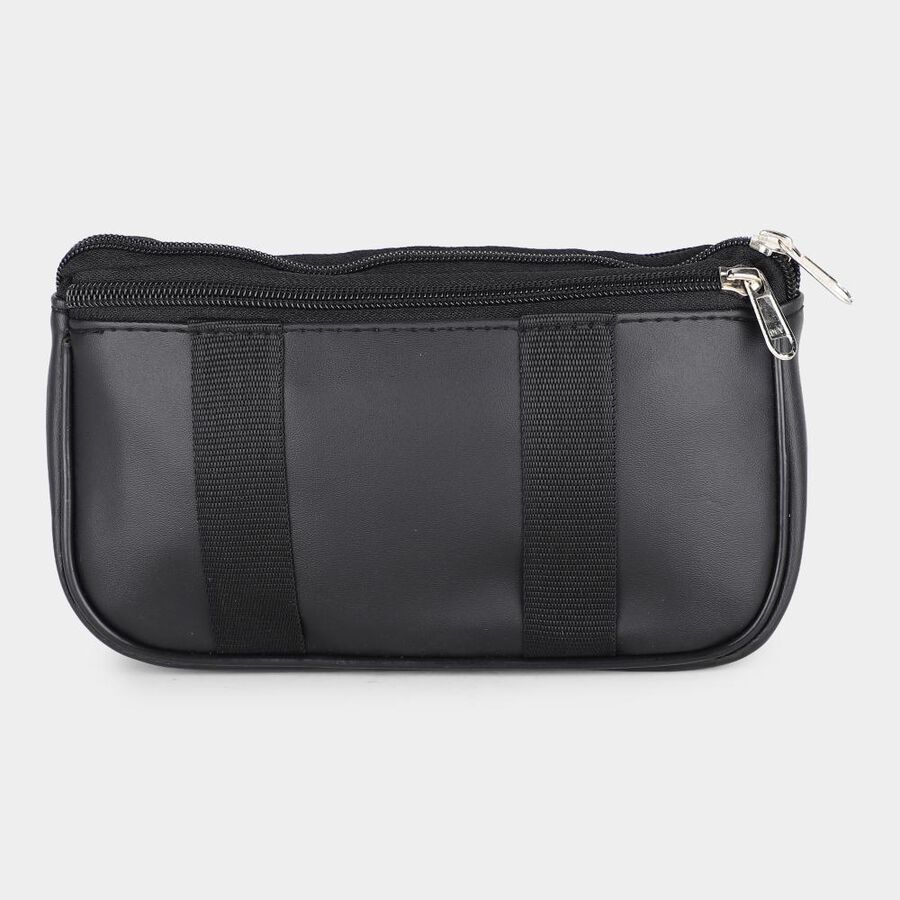 Black PU Utility Bag , , large