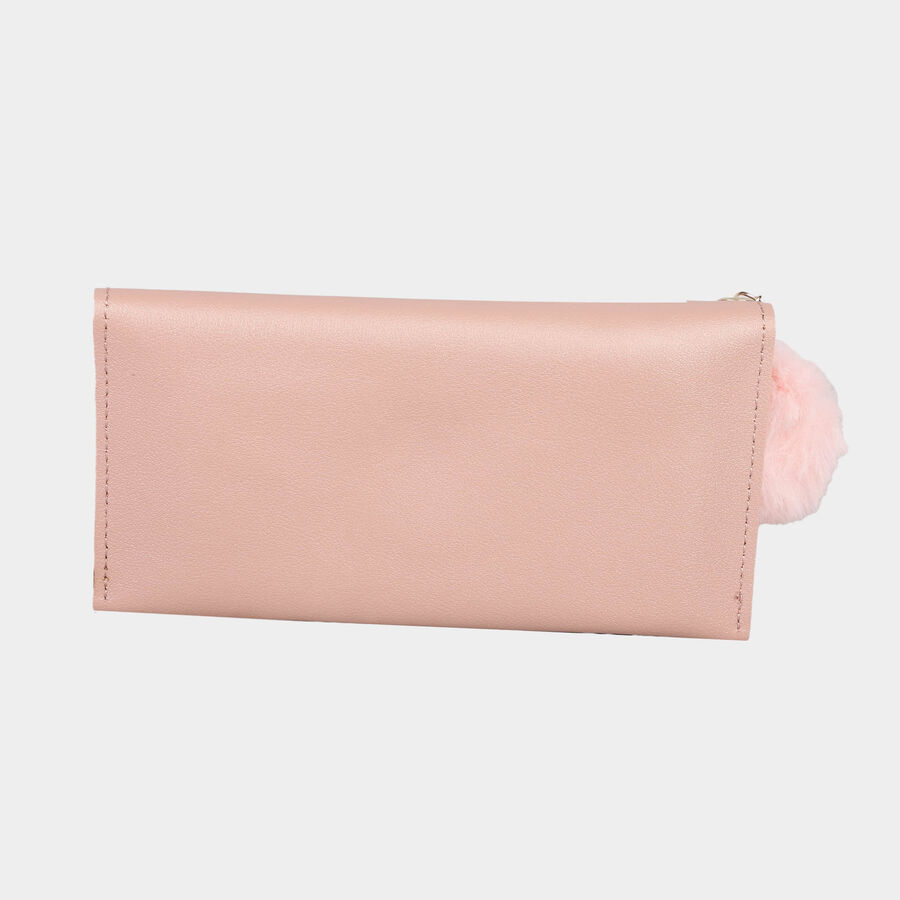 Women's Polyurethane Envelope/Zipper Hand Pouch, , large image number null