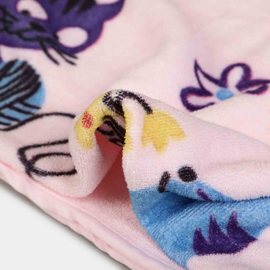 300 GSM Pink Polyester Baby Towel, , large image number null