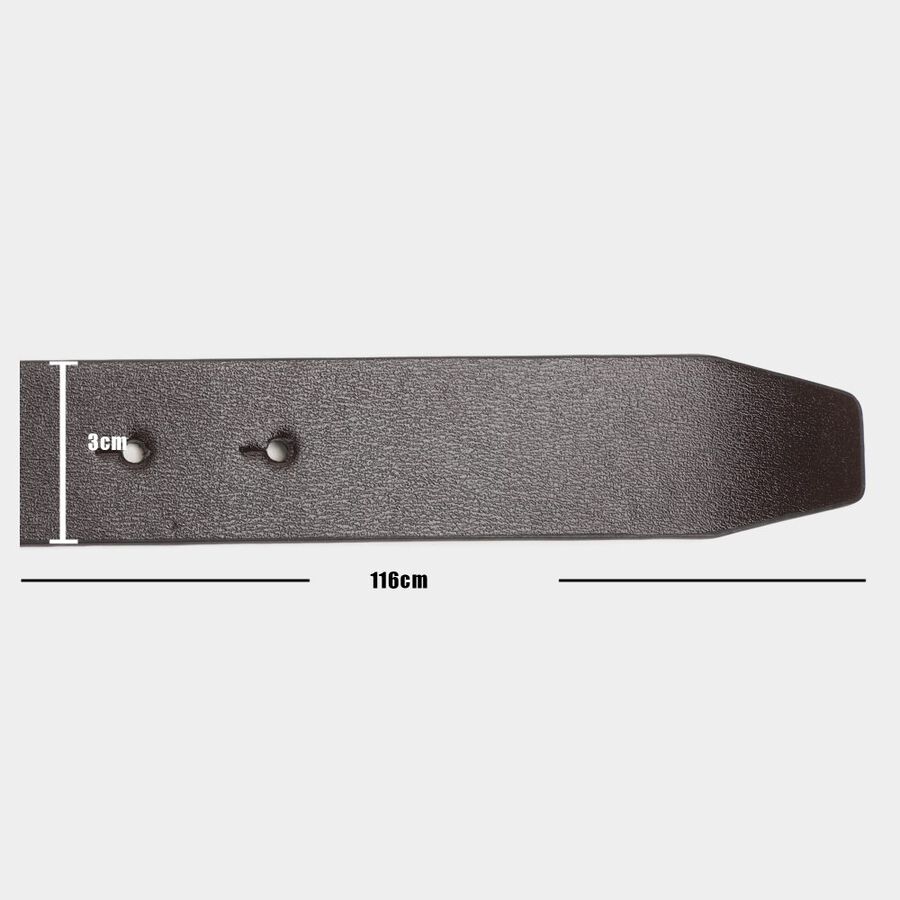 Men's Brown Polyurethane Formal Belt, , large image number null