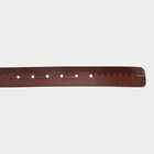 Men's Brown Leather Casual Belt, , small image number null