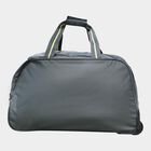 2 Wheels Dark Grey Polyester Duffle Trolley,Small , , small