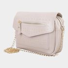 Women's Polyurethane Envelope/Zipper Sling Bag, , small image number null