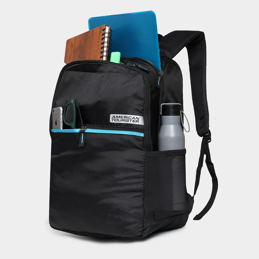 Black Polyester Back Pack, , large image number null
