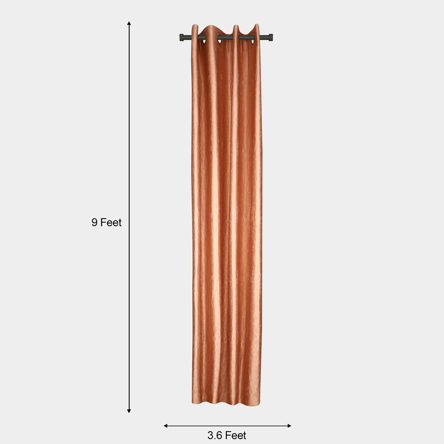 9ft. Rust Microfiber Long Door Curtain, , large image number null