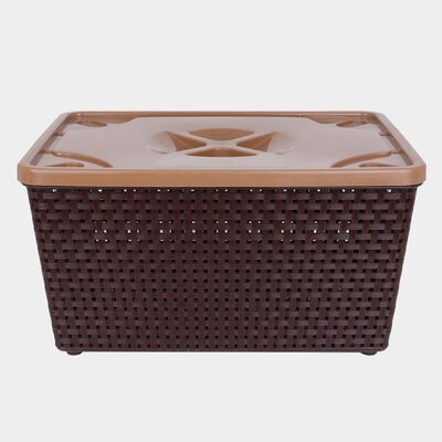Brown Plastic Basket