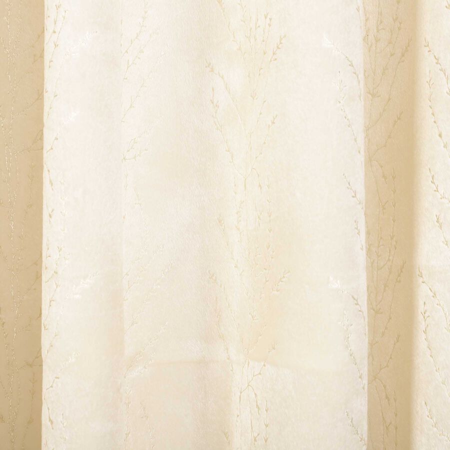9ft. Cream Velvet Long Door Curtain, , large image number null
