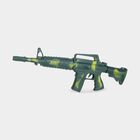 Kid's Dark Green Plastic Gun, , small