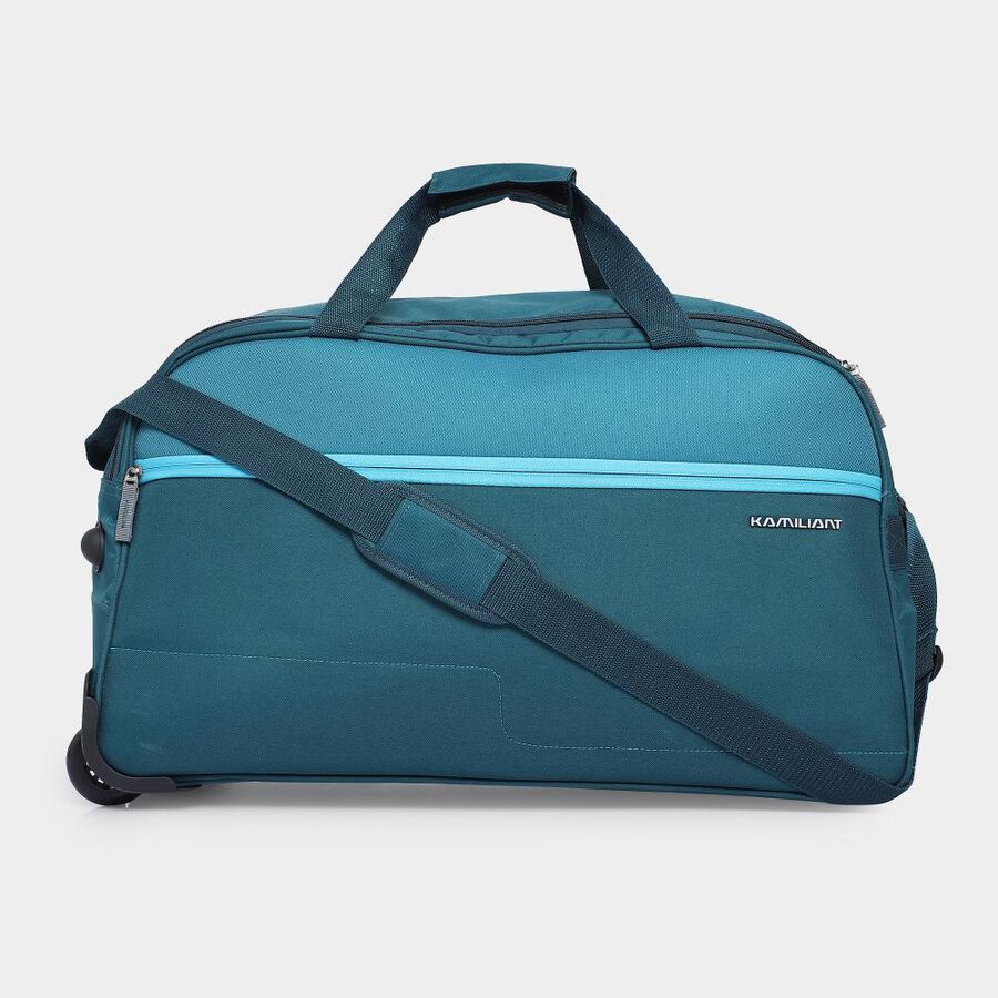 Light Blue Polyester Duffle Trolley, , large image number null