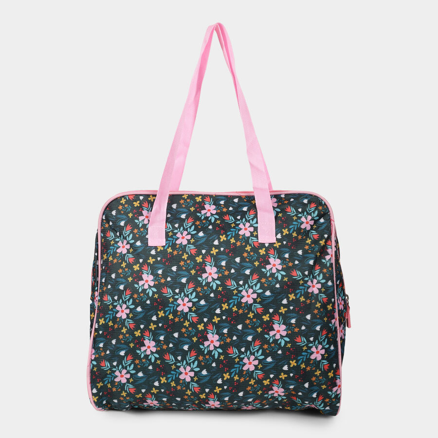 Dark Green Women's Printed Duffle Bag, , large image number null