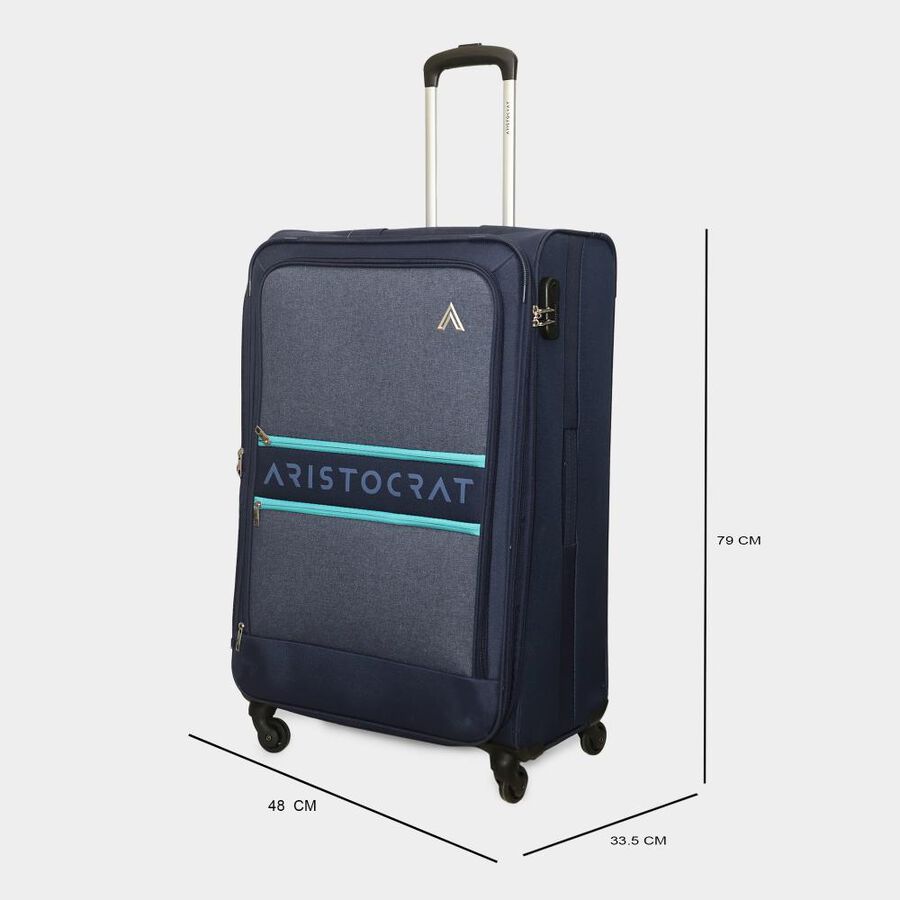 4-Wheel Polyester Soft Case Trolley, Large, , large image number null