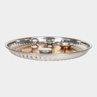 Steel Pooja Plate, , small image number null