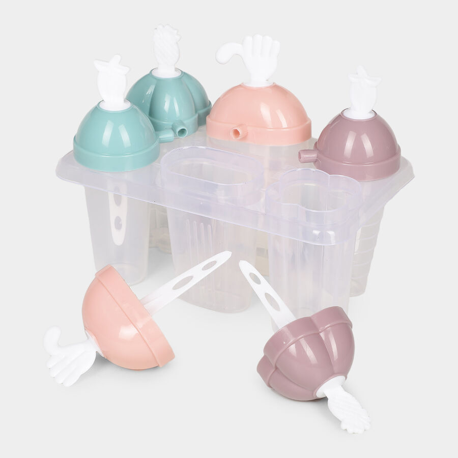Plastic 6 Moulds Kulfi Maker, , large image number null