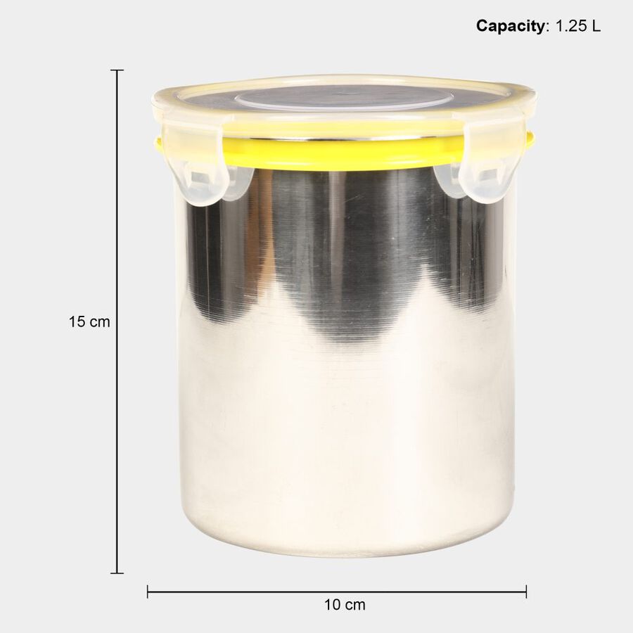 1.25 L Air-Tight Steel Container, , large image number null