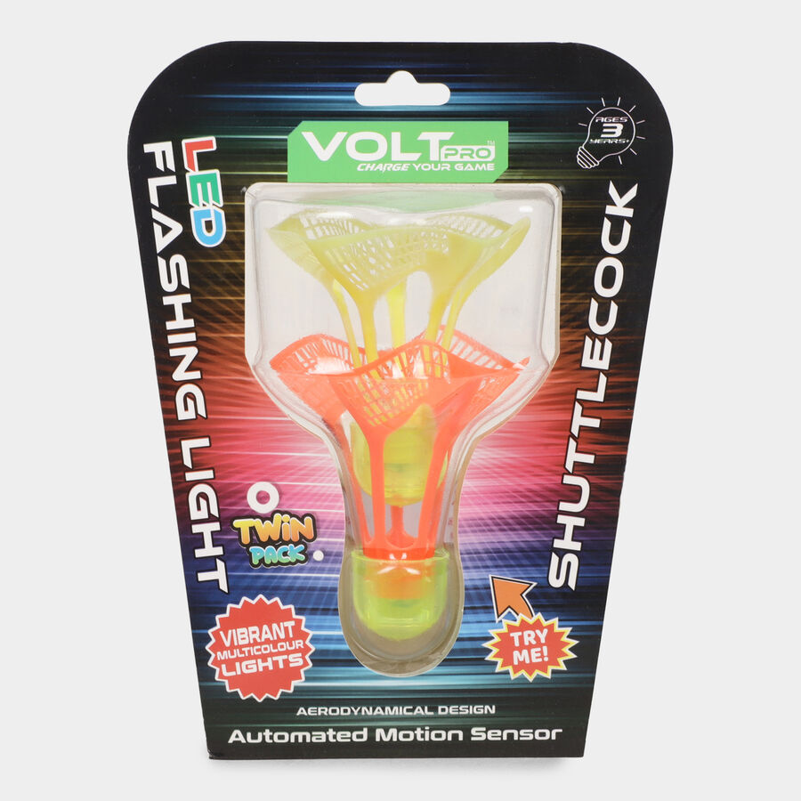 Led FlashingLight Shuttlecock, Set of 2, , large