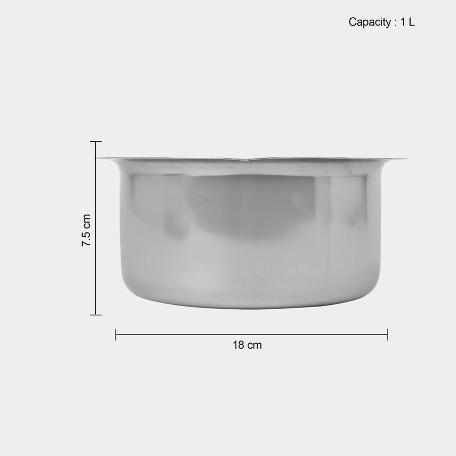 1 L Induction Compatible Stainless Steel Patila, , large image number null