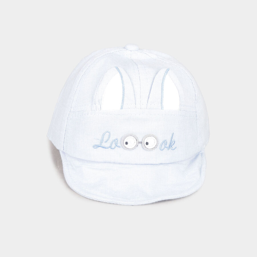 Kids' Blue Nylon/Polyester Cap, , large image number null