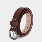 Women's Brown PU Belt , , small
