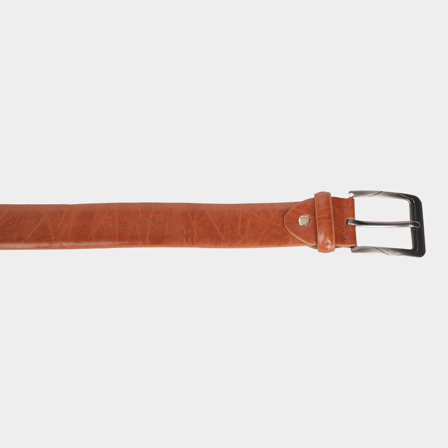 Men's Polyurethane Casual Belt, Size 36, Smooth/Plain, , large image number null