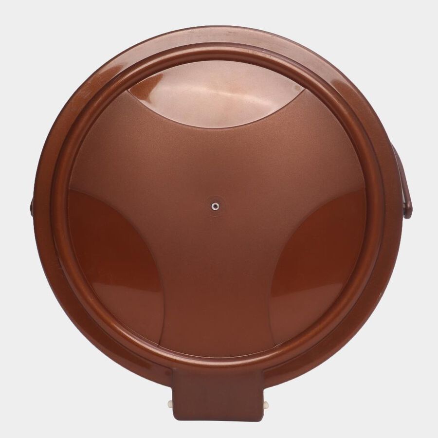 11 L Brown Plastic Dustbin, , large image number null