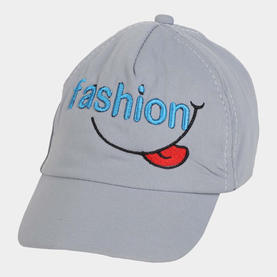 Kids' Brown Canvas Cap, , large image number null
