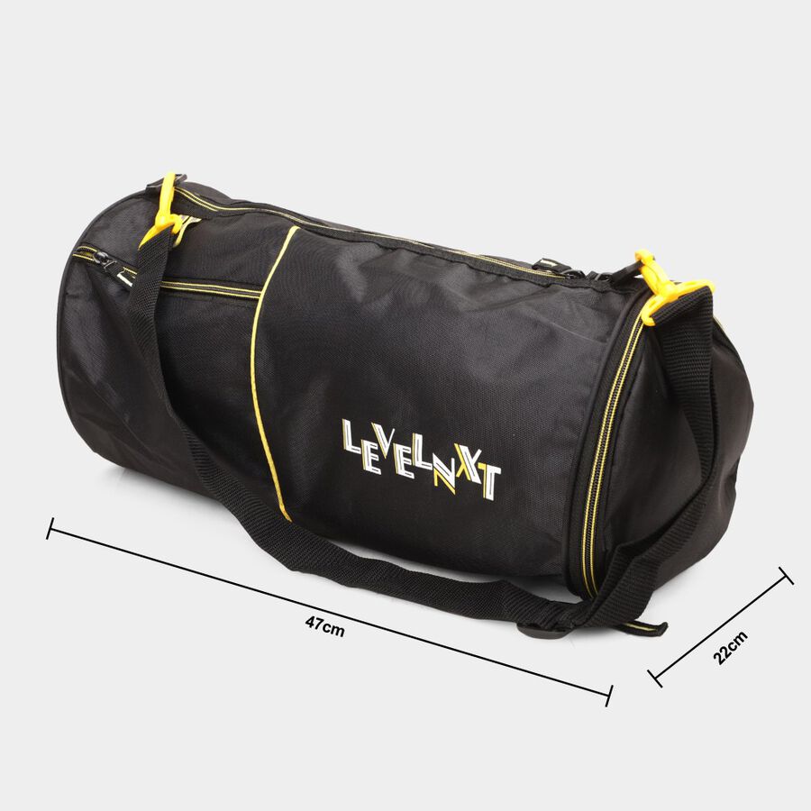Black Polyester Duffle Bag, , large image number null