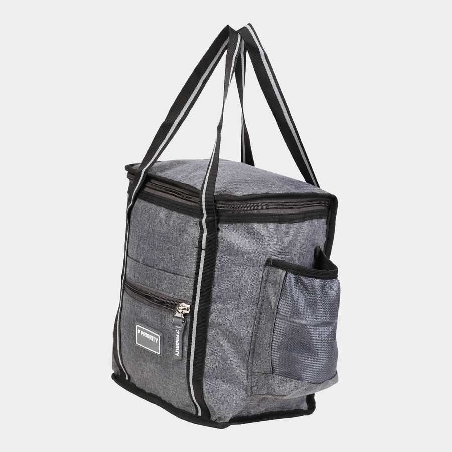 Dark Grey Polyester Lunch Bag, , large image number null