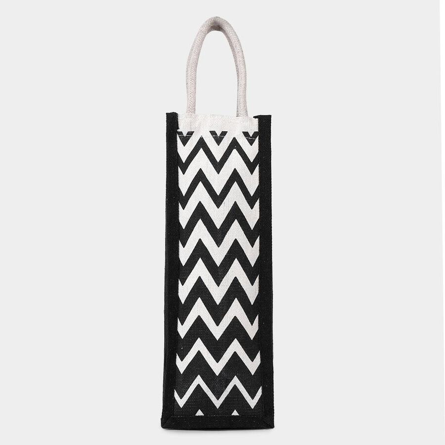 Black Canvas Bottle Bag, , large image number null