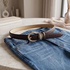 Woman's Brown Belt, , small