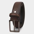 Men's Brown Pu Formal Belt, , large image number null