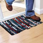 Blue Polyester Door Mat, , small image number null