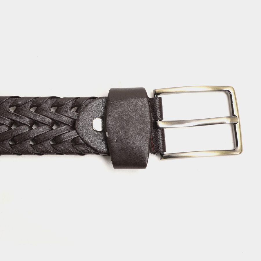 Men's Brown Polyurethane Casual Belt, , large image number null
