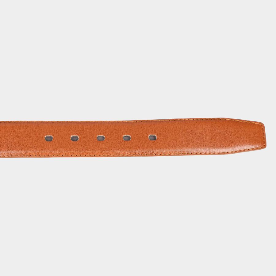 Men's Tan Polyurethane Casual Belt, , large image number null