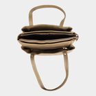 Women's Polyurethane Satchel, Embellished, Medium Size, , small image number null