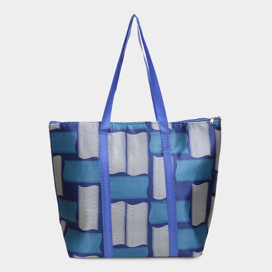 Blue Fabric And Polyester Bag, , large image number null
