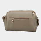 Women's Olive Polyurethane Sling Bag, , small image number null