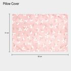 Pink Microfiber Double Bedsheet with Pillow Cover, , small