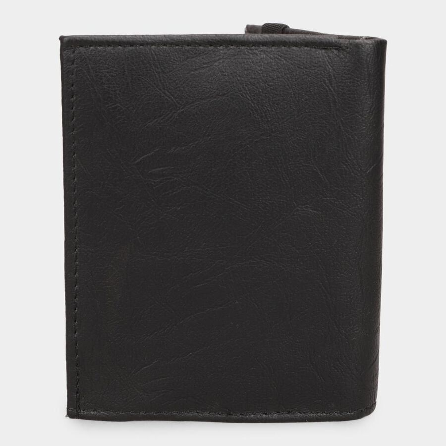 Men's Black Pu Wallet, , large image number null