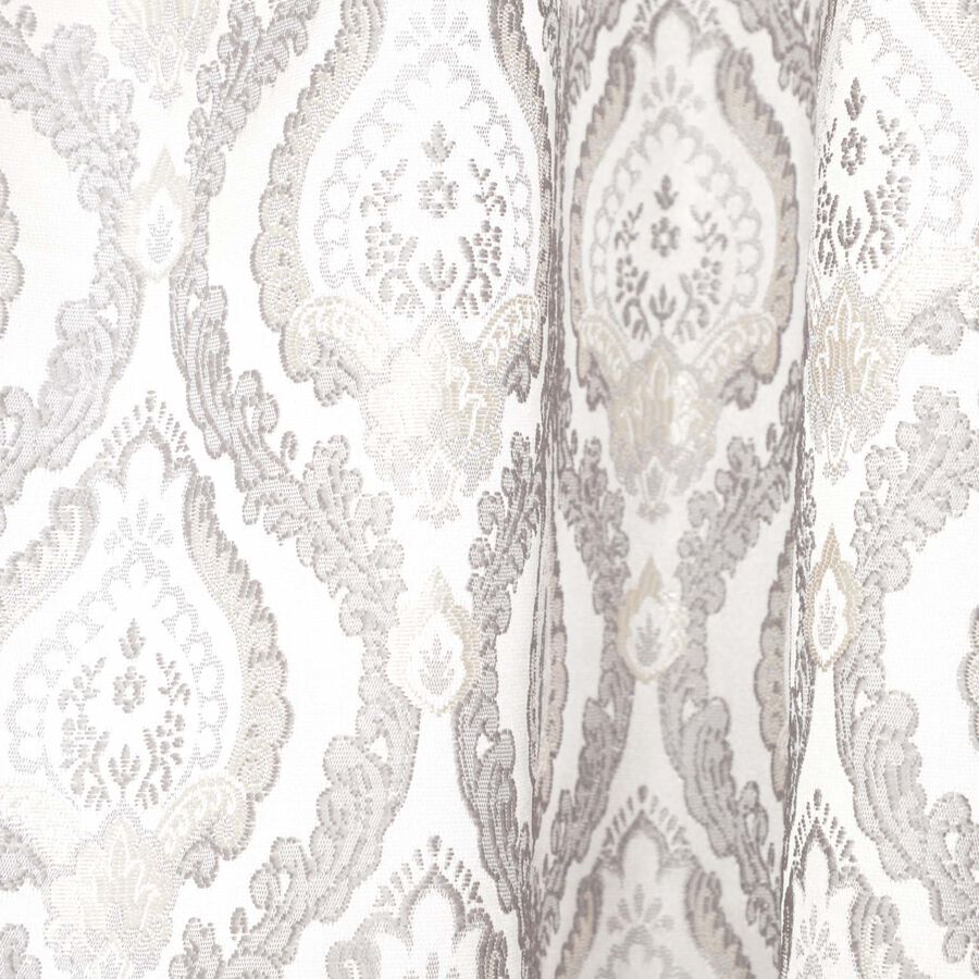 7ft. Grey Microfiber Door Curtain, , large image number null
