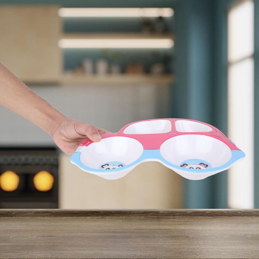 Multicolor Melamine Baby Plate, , large image number null