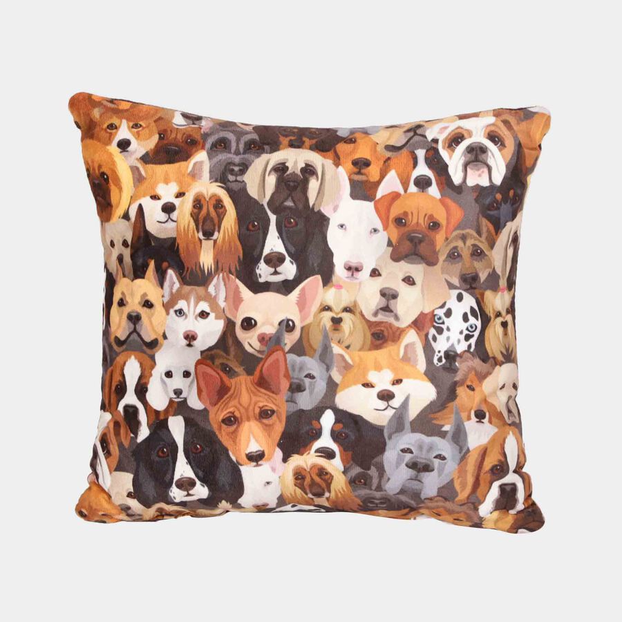 Multicolor Printed Cushion, , large