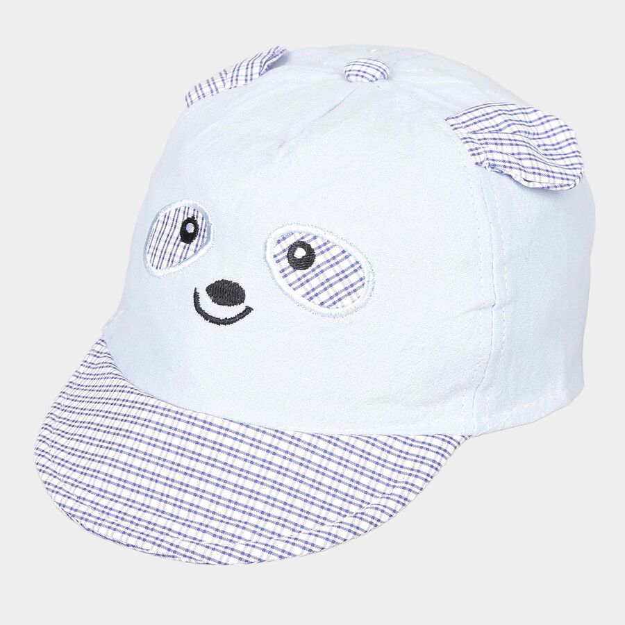 Kids' Blue Nylon Cap, , large