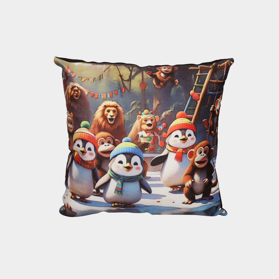 Multicolour Polyester Cushion, , large image number null