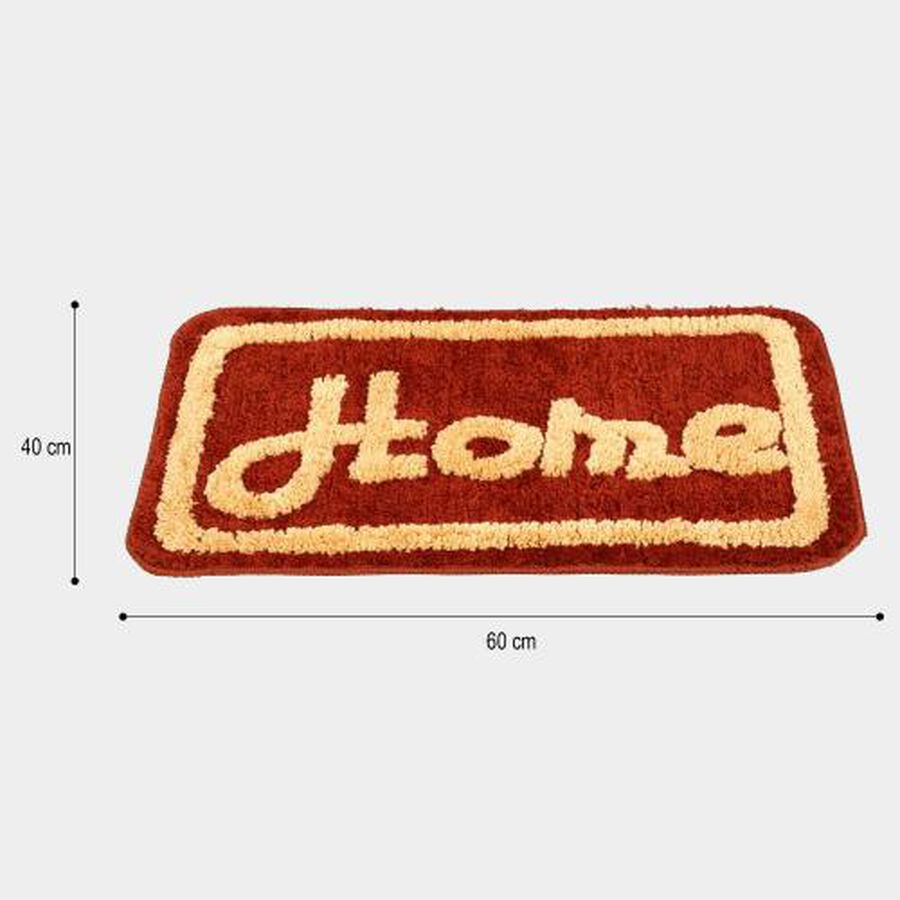 Anti-Skid Mustard Polyester Door Mat, , large