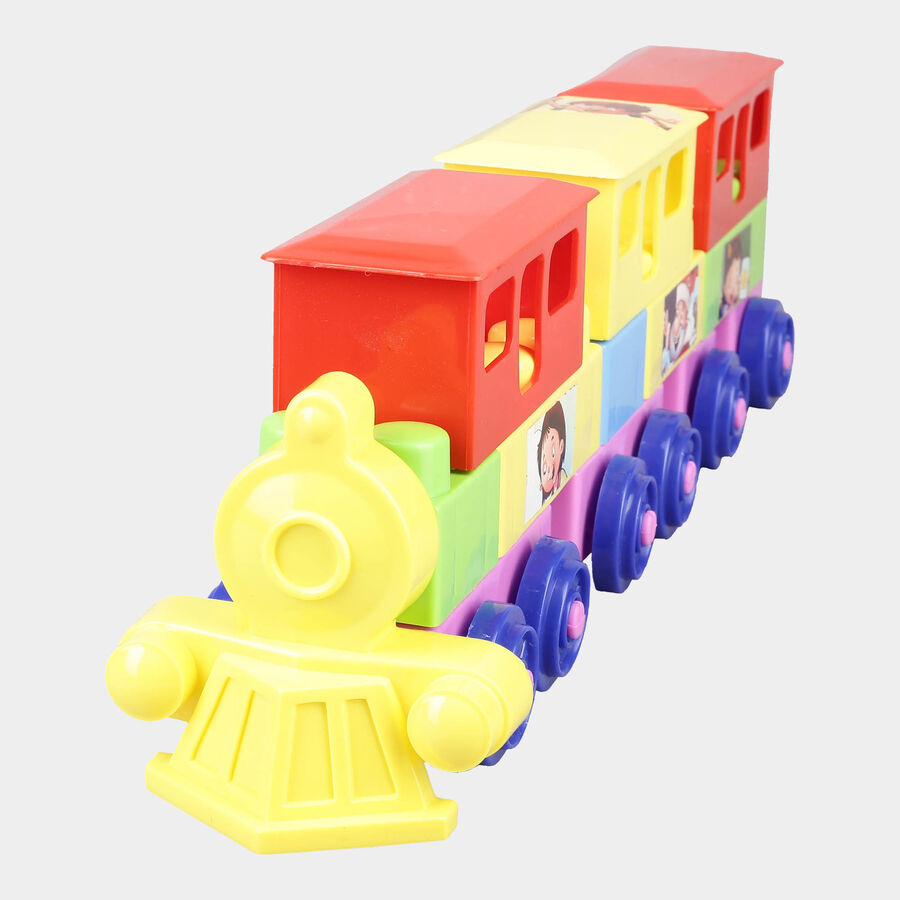 1 Block Set Of 3 In 1 Plastic Train , , large image number null