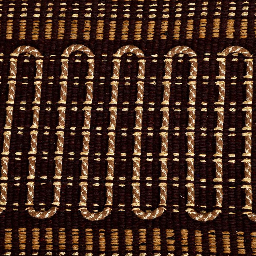 Brown Cotton Blend Rugs, , large