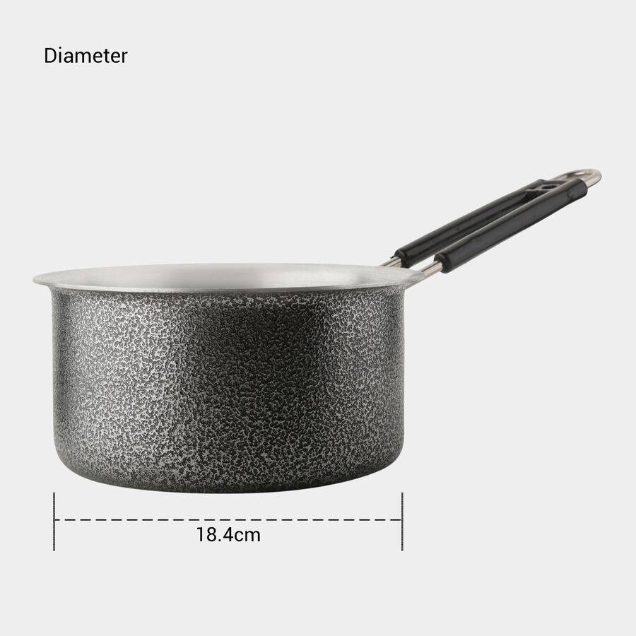 Aluminium Sauce Pan - 7.25 in. (1.1 L), , large image number null