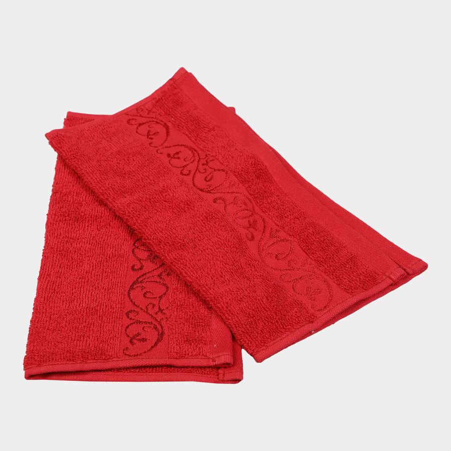 High Absorption Cotton Face Towel, Set of 2, 480 GSM, 30 X 30 cm, , large image number null