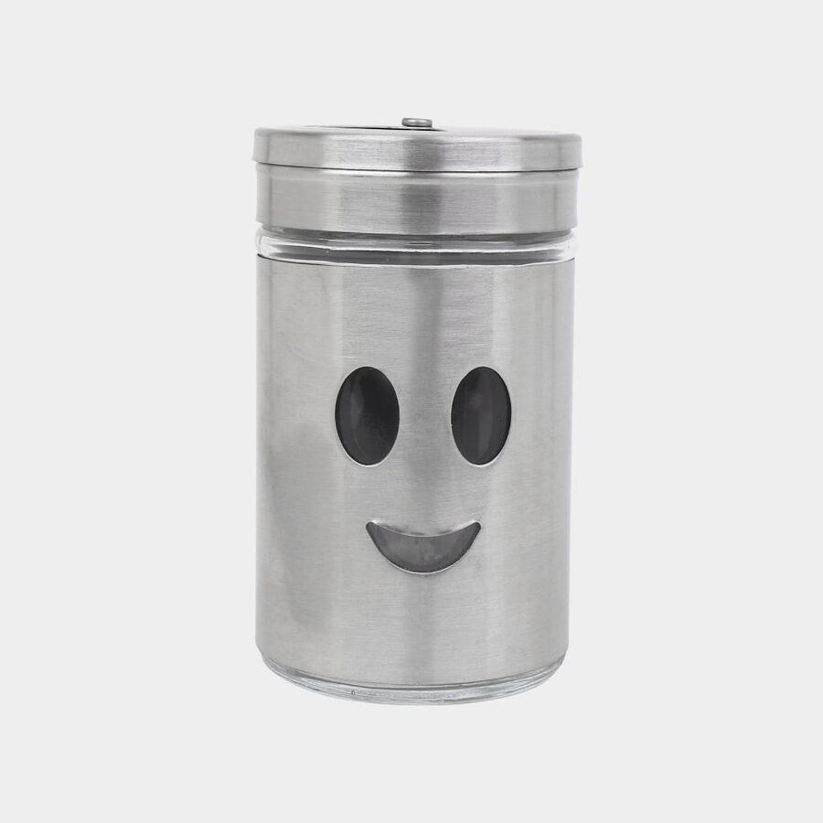 Glass and Steel Salt Shaker, 250 ml, , large image number null